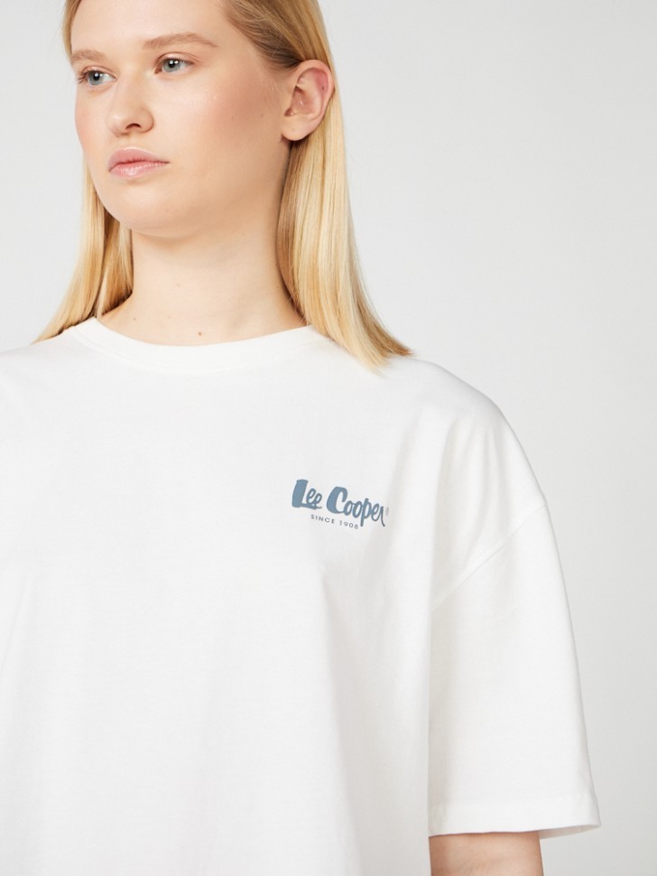 Футболка Lee Cooper MT4A122597BSLC/WHT в Екатеринбурге  в Екатеринбурге 