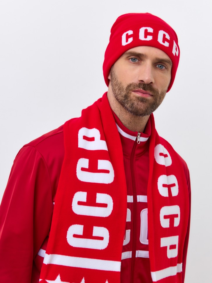 Шапка RusTeam 70M-RT-1845/1красныйбезпумпона