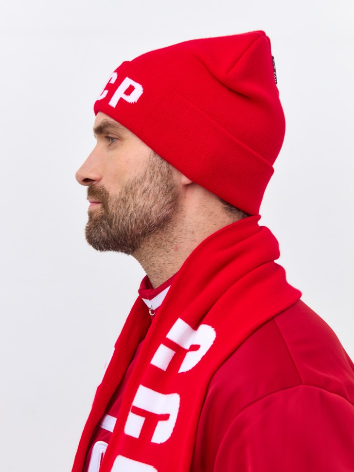 Шапка RusTeam 70M-RT-1845/1красныйбезпумпона