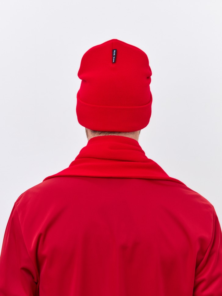 Шапка RusTeam 70M-RT-1845/1красныйбезпумпона