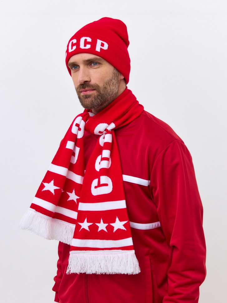 Шапка RusTeam 70M-RT-1845/1красныйбезпумпона