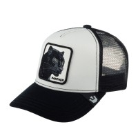 Бейсболка GOORIN BROTHERS ANIMAL FARM PANTHER 101-0381 (белый - черный) 91-643-48-00