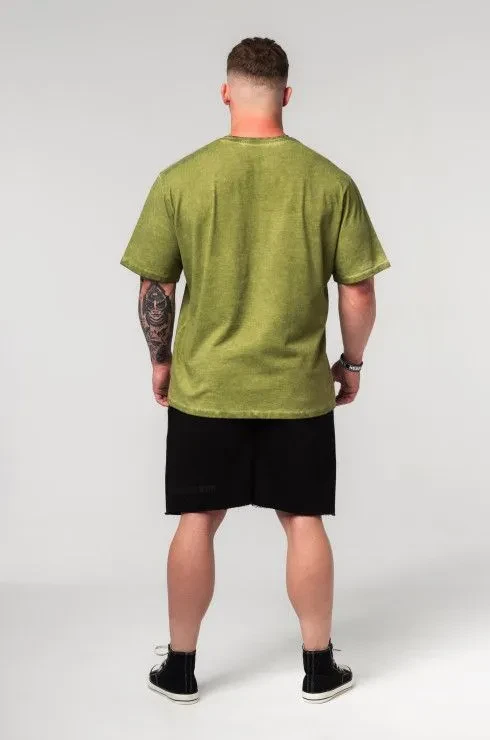 Футболка Nebbia Washed-off Oversized T-shirt HERITAGE 355 Green в Екатеринбурге  в Екатеринбурге 