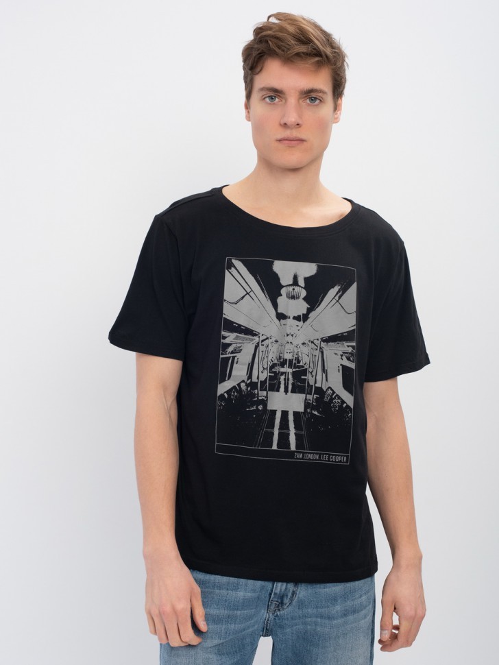 Футболка Lee Cooper MT2A120480BS2LC1/BLK в Екатеринбурге  в Екатеринбурге 