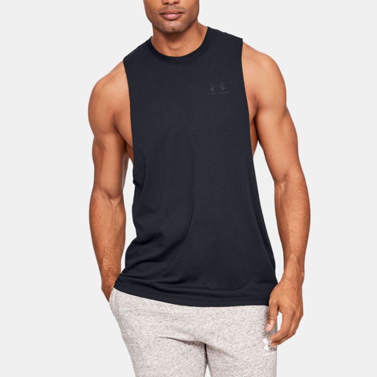 Майка Under Armour UA LEFT CHEST CUT OFF TANK 1329286-001 в Екатеринбурге  в Екатеринбурге 