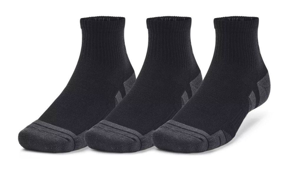 Носки Under Armour UA Performance Tech 3pk Qtr-BLK 1379510-001 в Екатеринбурге  в Екатеринбурге 