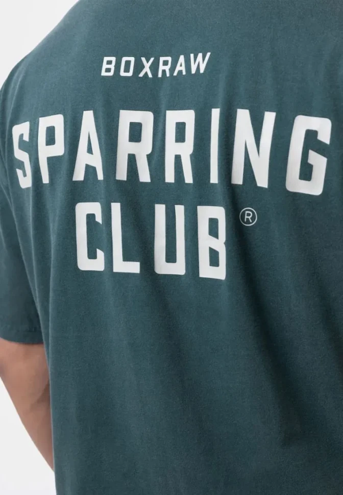 Футболка BoxRaw Sparring Club BXRW-SPCLT Turquoise в Екатеринбурге  в Екатеринбурге 