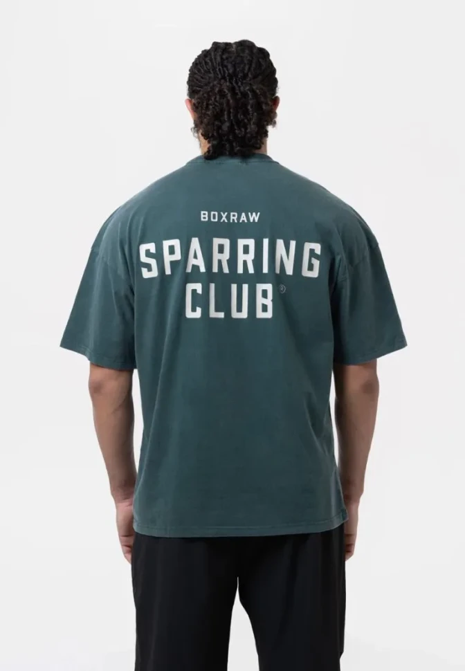 Футболка BoxRaw Sparring Club BXRW-SPCLT Turquoise в Екатеринбурге  в Екатеринбурге 