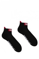 Носки Nebbia короткие Smash it ankle lenght socks black 102