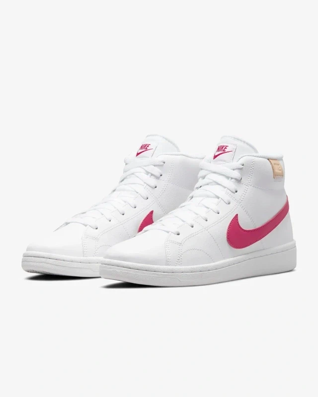 Nike court royale white pink online