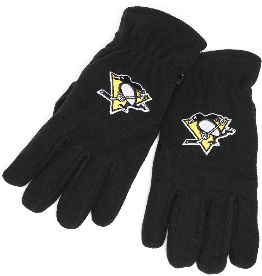 Перчатки ATRIBUTIKA & CLUB Pittsburgh Penguins черн. 07010 в Екатеринбурге  в Екатеринбурге 