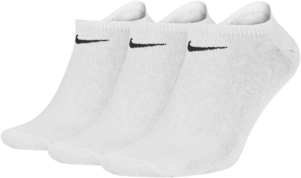 Носки Nike U Nk Ltwt Ns 3Pr white, black (белый, черный), 3 пары. SX2554-101 в Екатеринбурге  в Екатеринбурге 
