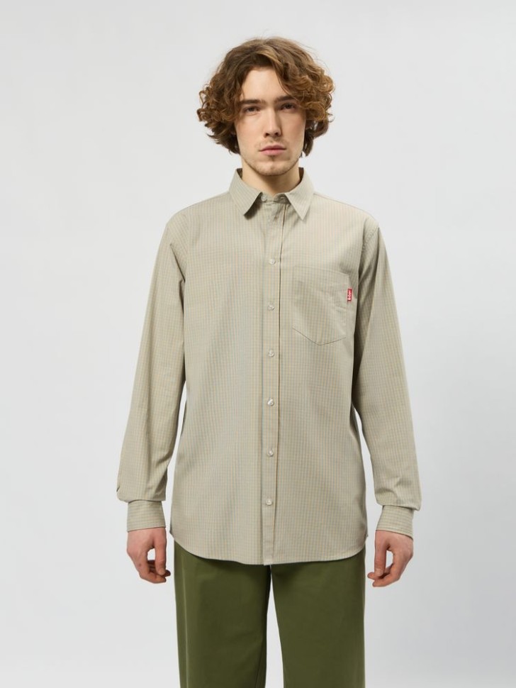 Рубашка Lee Cooper LC-SHIRT-055MSS/BEG в Екатеринбурге в Екатеринбурге