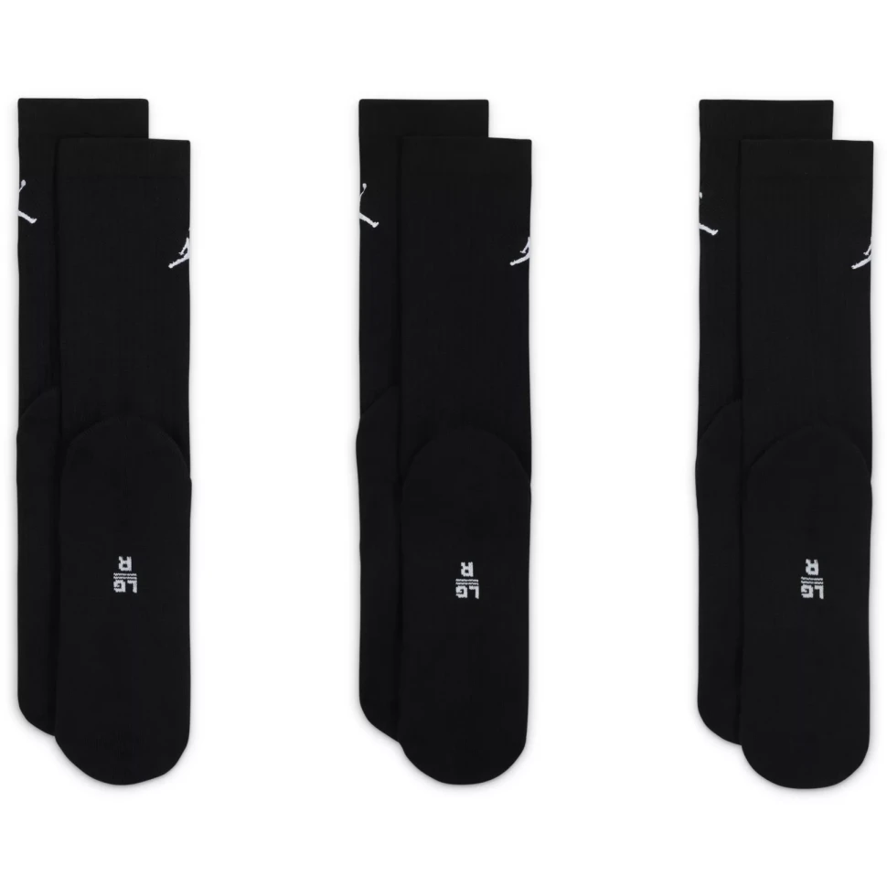 Носки Nike Jordan EVERYDAY CUSH POLY CREW 3PR -  144 DX9632-010