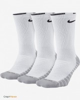 Носки Nike U Nk Everyday Max Cush Crew 3Pr, 3 пары белые SX5547-100 в Екатеринбурге  в Екатеринбурге 