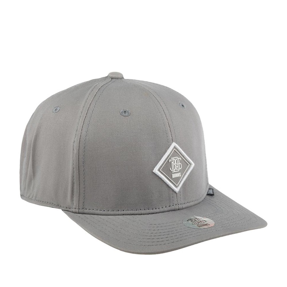 Бейсболка DJINNS 6P TrueFit 2.0 Cap Brushed Twill (серый) 50-180-08-00 в Екатеринбурге в Екатеринбурге