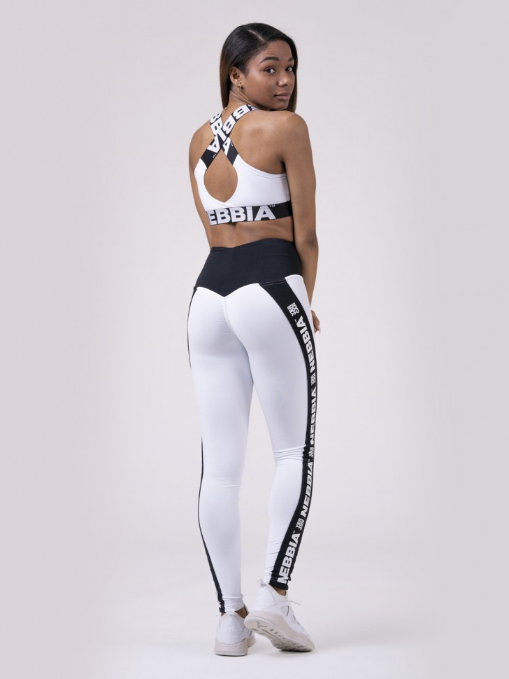 Топ NEBBIA Power Your Hero iconic sports bra 535 WHITE в Екатеринбурге  в Екатеринбурге 