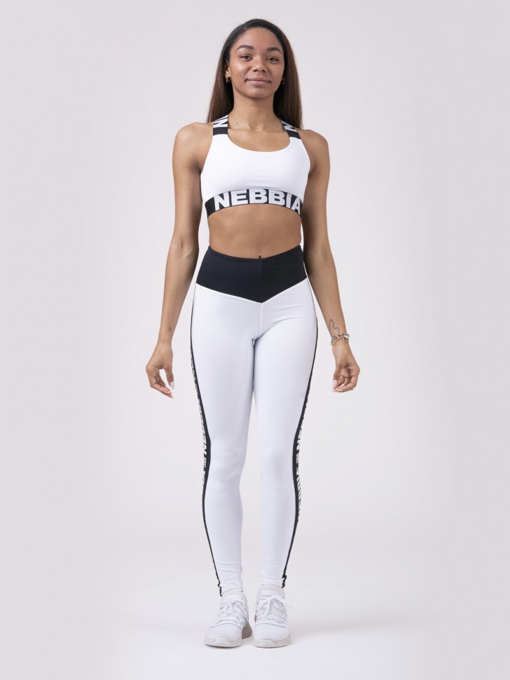 Топ NEBBIA Power Your Hero iconic sports bra 535 WHITE в Екатеринбурге  в Екатеринбурге 