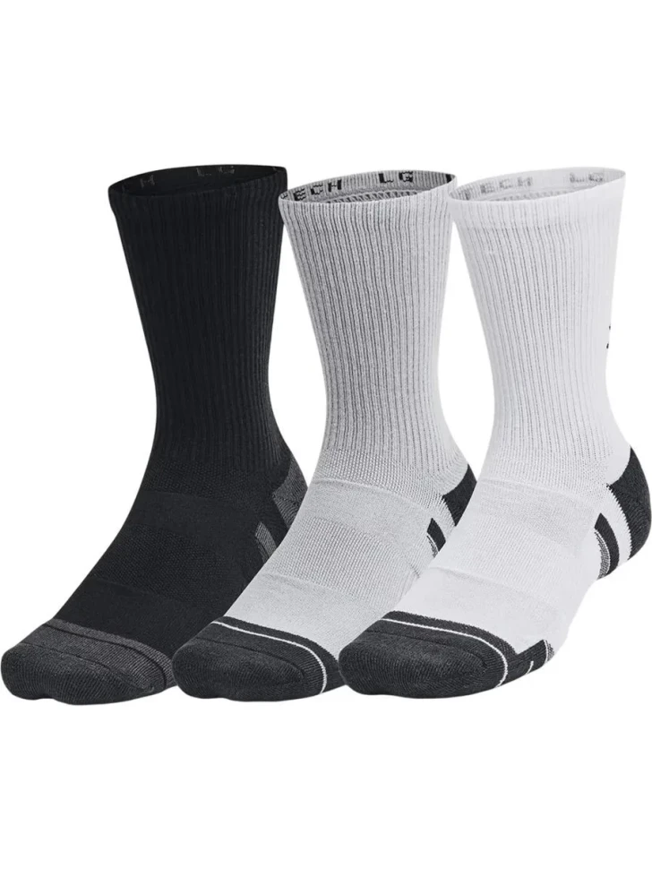 Носки Under Armour Unisex UA Perf Tech 6pk Crew 1386242-011