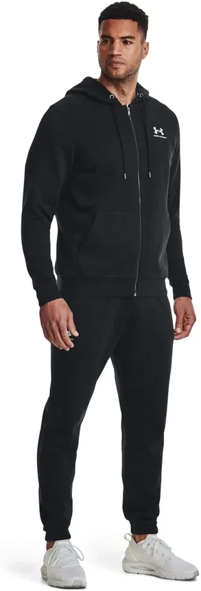 Толстовка Under Armour UA Essential Fleece FZ Hood-BLK 1373881-001 в Екатеринбурге  в Екатеринбурге 