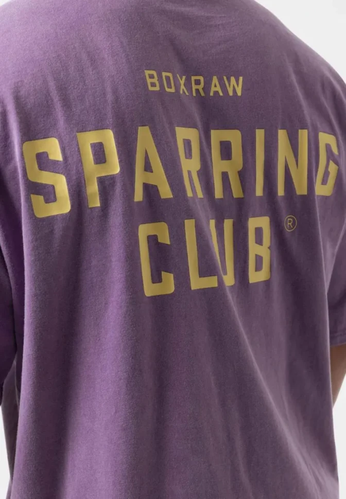 Футболка BoxRaw Sparring Club BXRW-SPCLT Purple в Екатеринбурге  в Екатеринбурге 