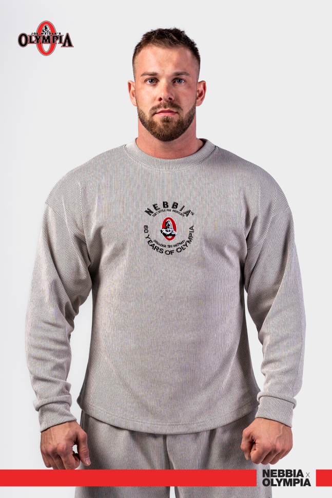 Толстовка Nebbia Oversized Pullover SIGNATURE 797 Grey в Екатеринбурге  в Екатеринбурге 