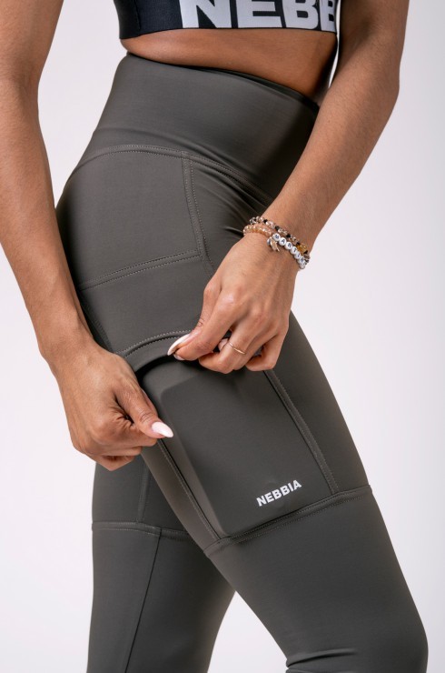 Лосины NEBBIA High waist Fit&Smart leggings 505 safari в Екатеринбурге  в Екатеринбурге 