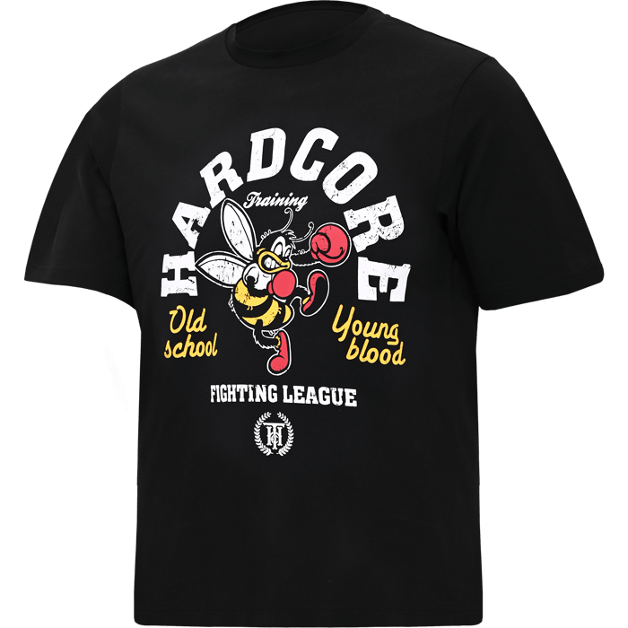 Футболка Hardcore Training Fighting League Black Oversized Fit hctshirt0493 в Екатеринбурге  в Екатеринбурге 