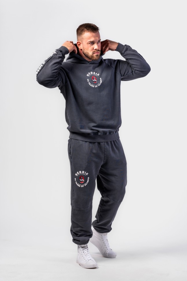 Толстовка Nebbia Washed Hoodie HERITAGE 793 Black в Екатеринбурге  в Екатеринбурге 