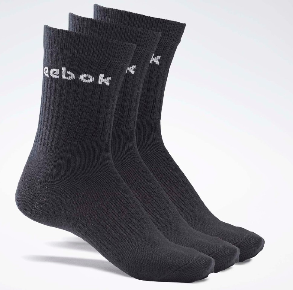 Носки Reebok ACT CORE CREW SOCK BLACK GH0331 в Екатеринбурге  в Екатеринбурге 