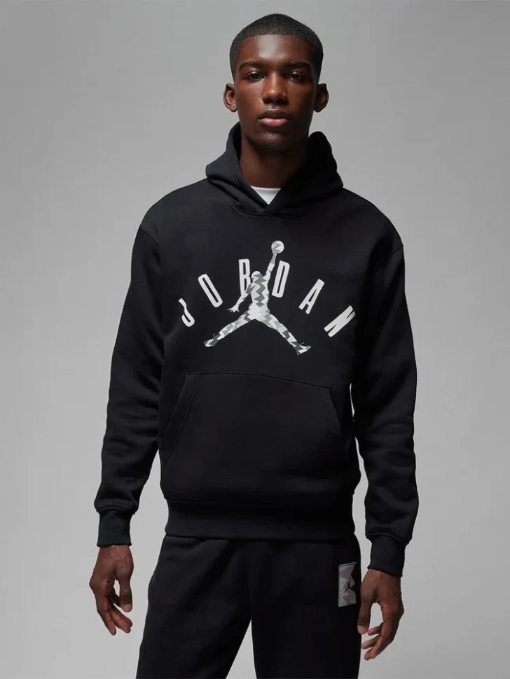 Толстовка Nike Jordan M J Flt Mvp Hbr Flc Po FD7415-010 в Екатеринбурге  в Екатеринбурге 