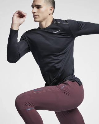 Футболка с длинным рукавом Nike M NK DRY MILER TOP LS AJ7568-010