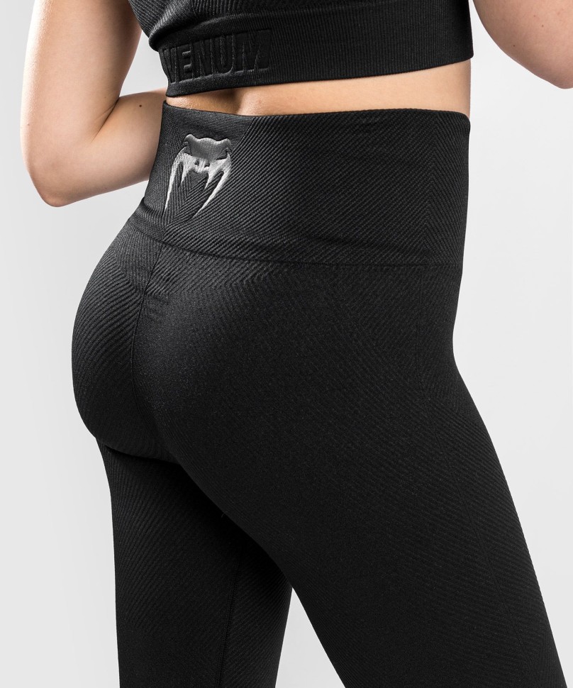 Леггинсы Venum бесшовные Sparring Seamless Leggings Black 7/8 ven04460-001 в Екатеринбурге  в Екатеринбурге 