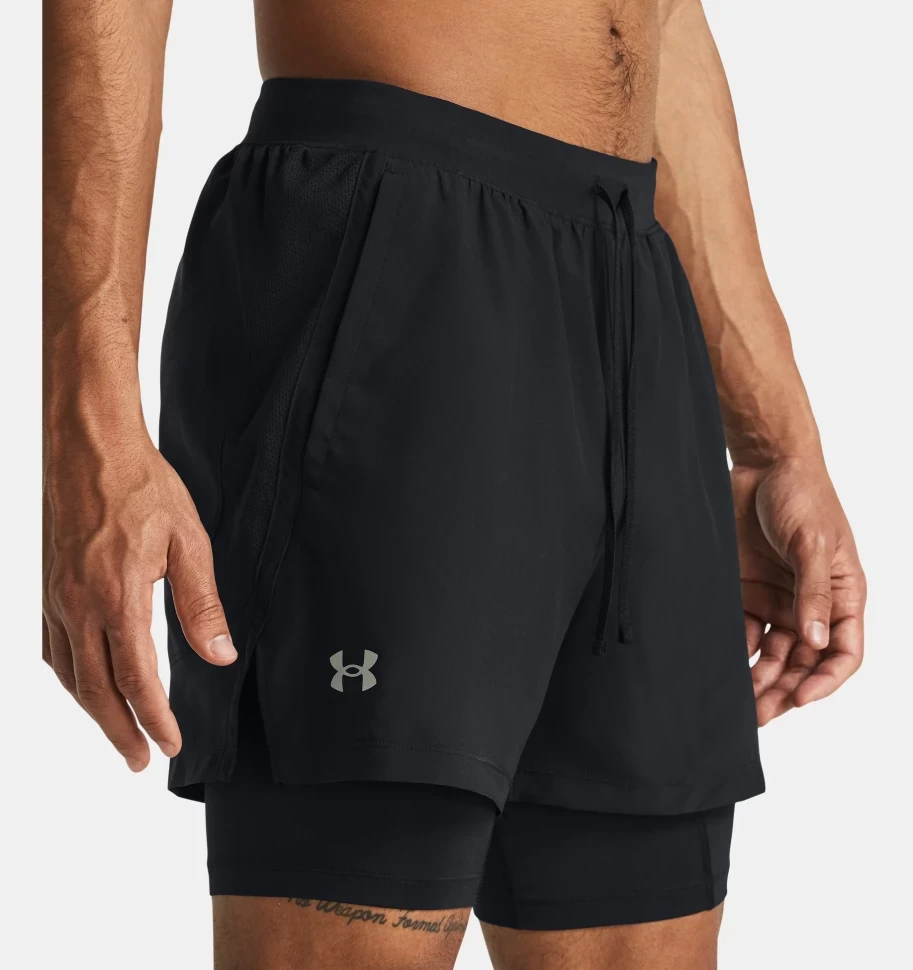 Under Armour UA LAUNCH 5 2 IN 1 SHORT 1382640 001
