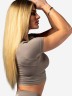 Лонгслив Nebbia Seamless Short-Sleeve Top POWER 891 light brown ash