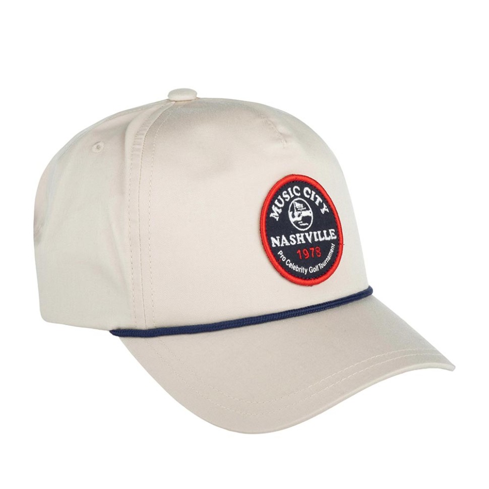 Бейсболка AMERICAN NEEDLE 19H001A-MUSICC Music City Lightweight Rope (светло-серый) 06-340-01-00 в Екатеринбурге в Екатеринбурге