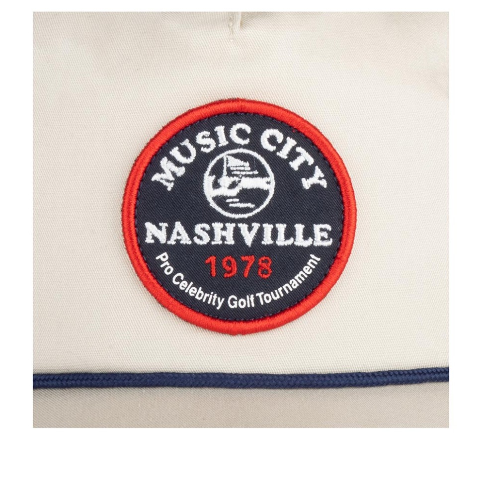 Бейсболка AMERICAN NEEDLE 19H001A-MUSICC Music City Lightweight Rope (светло-серый) 06-340-01-00 в Екатеринбурге в Екатеринбурге