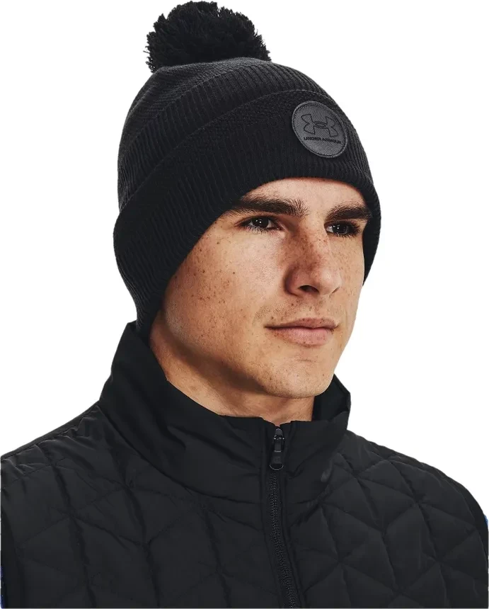 Шапка Under Armour UA Driver Pom-GRY 1373107-001 в Екатеринбурге  в Екатеринбурге 
