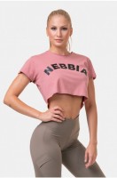 Футболка Nebbia 583 Loose Fit & Sporty Crop Top Old rose в Екатеринбурге  в Екатеринбурге 