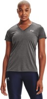 Футболка Under Armour DFO W VELOCITY SOLID VNECK 1299589-090 в Екатеринбурге  в Екатеринбурге 