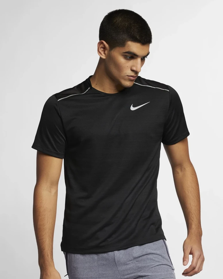 Футболка Nike M NK DRY MILER TOP SS AJ7565-010 в Екатеринбурге  в Екатеринбурге 