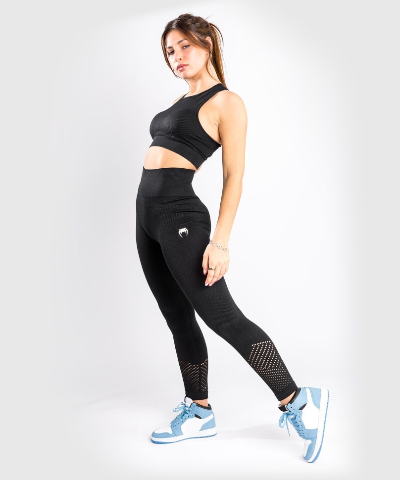 Леггинсы Venum бесшовные Sparring Seamless Leggings Black ven04459-001 в Екатеринбурге  в Екатеринбурге 