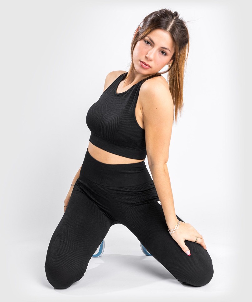 Леггинсы Venum бесшовные Sparring Seamless Leggings Black ven04459-001 в Екатеринбурге  в Екатеринбурге 