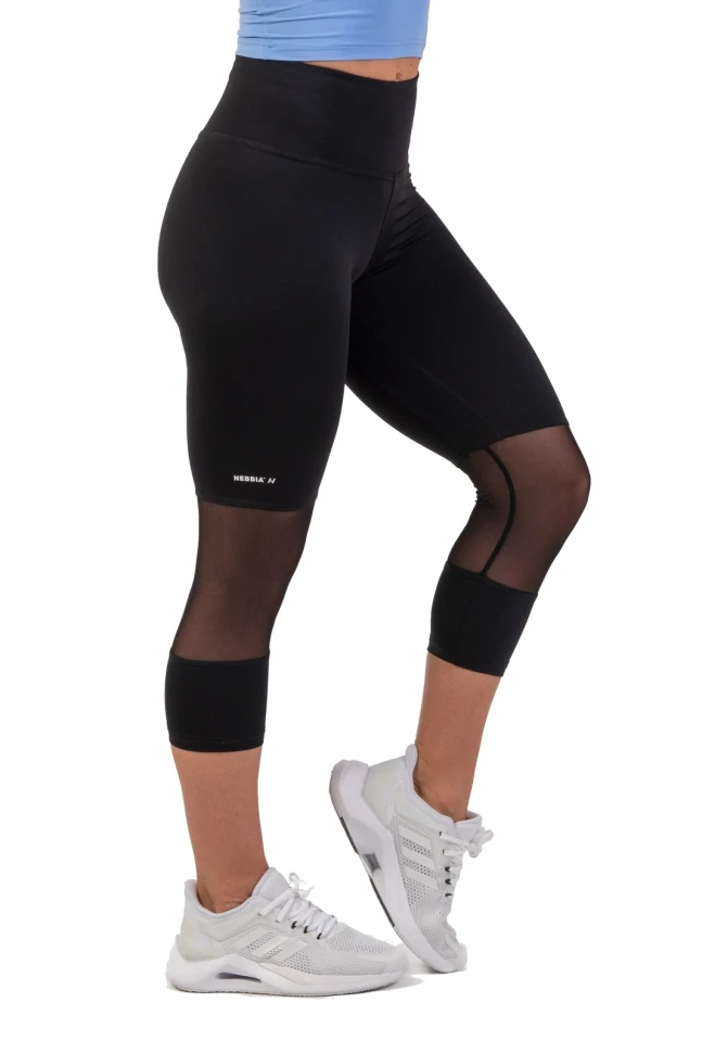Лосины Nebbia High-Waist ¾ Length Sporty Leggings 406 black