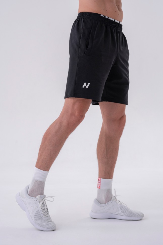 Шорты Nebbia Relaxed-fit Shorts with Side Pockets 319 Black в Екатеринбурге  в Екатеринбурге 
