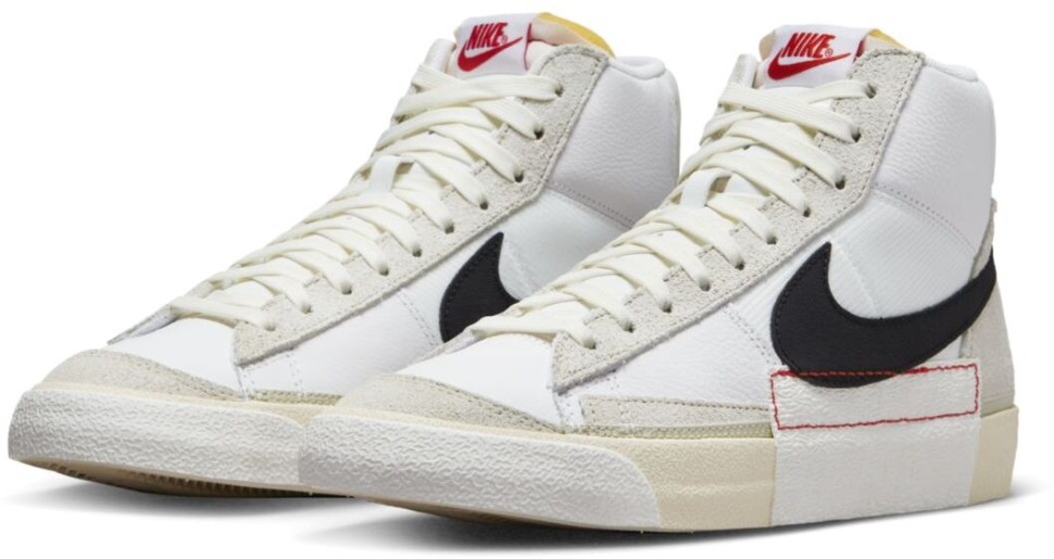 Кроссовки Nike Blazer Mid '77 Pro Club White Light Bone Black DQ7673-100 в Екатеринбурге  в Екатеринбурге 