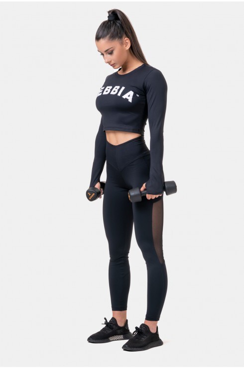 Лосины Nebbia High Waist & Mesh Leggings 573 black в Екатеринбурге  в Екатеринбурге 