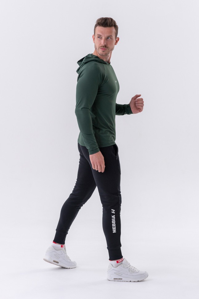 Брюки Nebbia Slim sweatpants with zip pockets “Re-gain” 320 Black в Екатеринбурге  в Екатеринбурге 