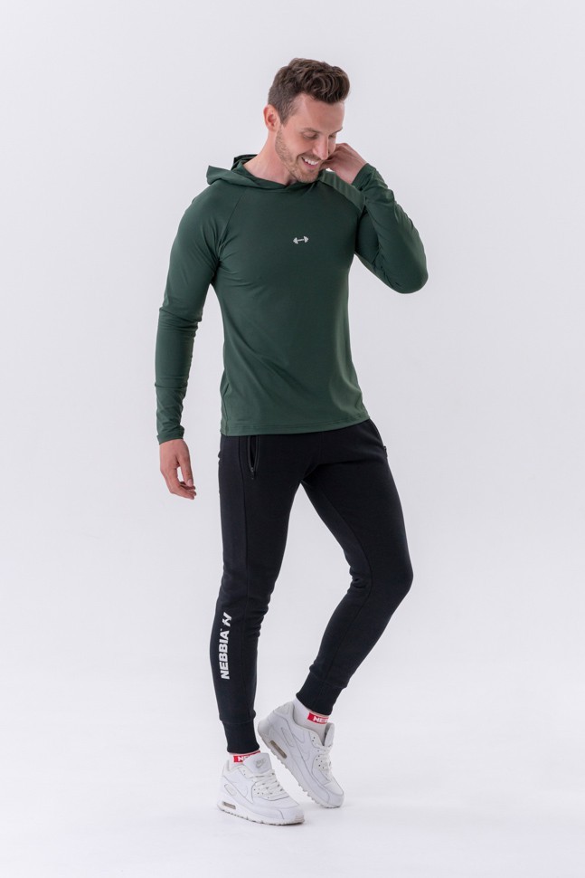 Брюки Nebbia Slim sweatpants with zip pockets “Re-gain” 320 Black в Екатеринбурге  в Екатеринбурге 
