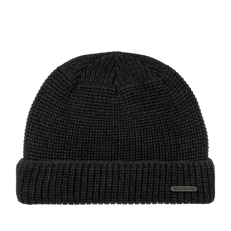 Шапка STETSON 8599302 NASHVILLE KNIT DOCKER (черный) 02-384-09-00 в Екатеринбурге  в Екатеринбурге 